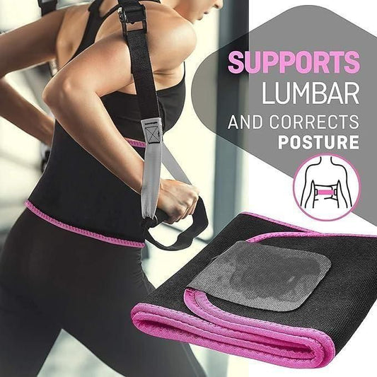Adjustable Waist Trimmer Belt for Men & Women | Sweat Belt for Gym & Home Workout
