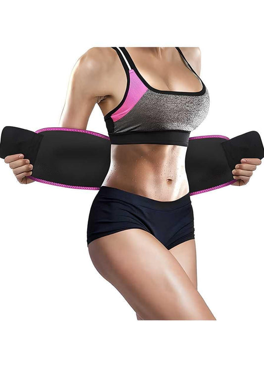 Adjustable Waist Trimmer Belt for Men & Women | Sweat Belt for Gym & Home Workout